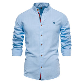 Chemise Oslow col mao