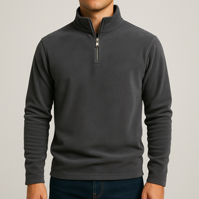 Fleecepullover Zane mit Halbreißverschluss