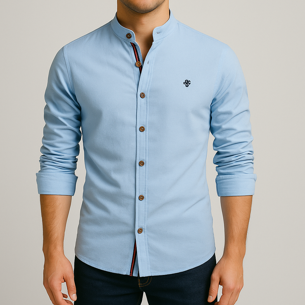 Chemise Oslow col mao