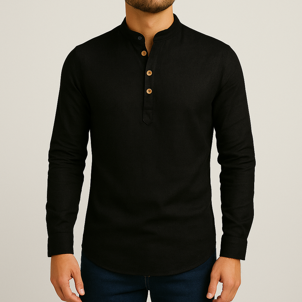 Leinenhemd Varick – Minimalistische Eleganz
