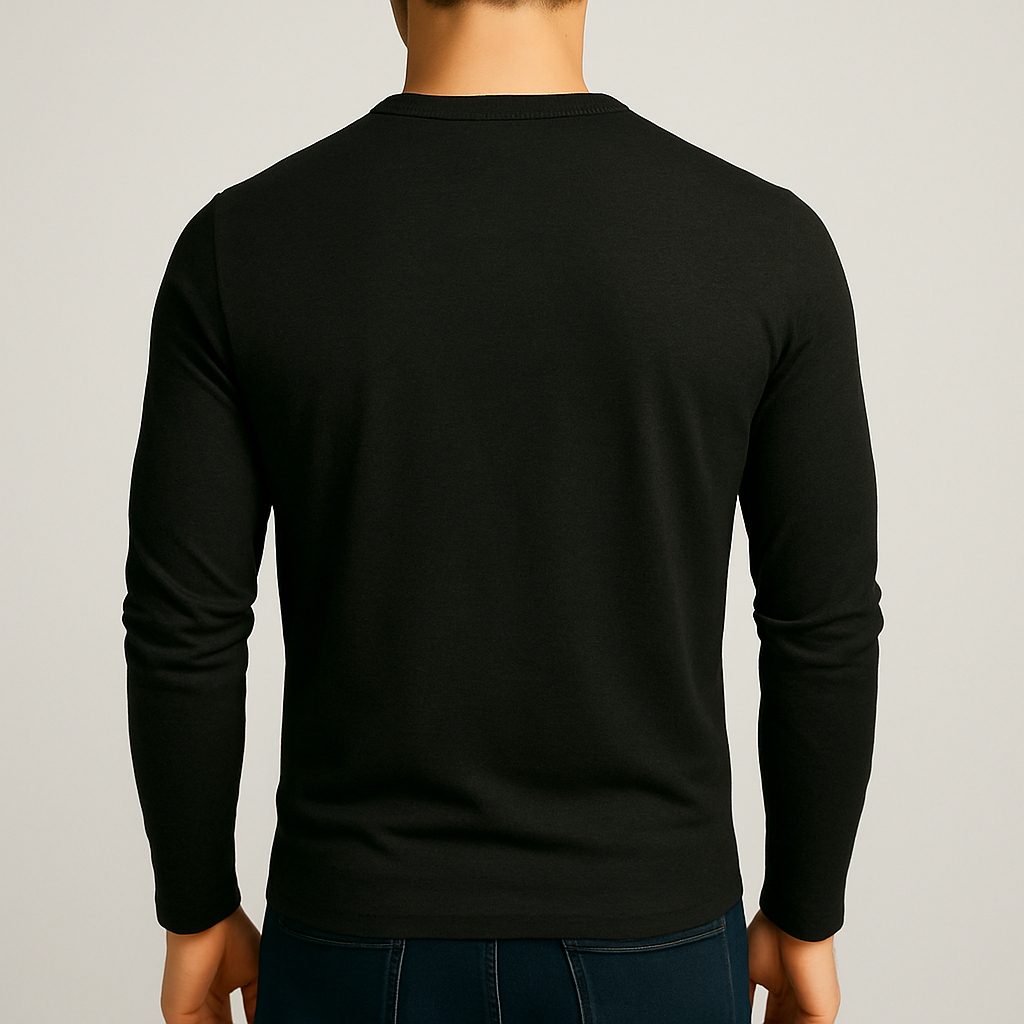 Henley Langarmshirt Elias
