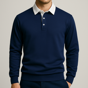 Polo Renlor Kontrastkragen